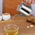 thumbnail image 6 of Stainless Steel Oil Pot with Filter Strainer, Leakproof Kitchen Oil Dispenser Pot, Grease Container for Kitchen Stainless Oil Container Vinegar Cruet Cold Water Jug, 6 of 7