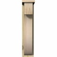 thumbnail image 2 of 6"W x 12"D x 28"H Del Monte Rough Sawn Corbel w/Backplate, Douglas Fir, 2 of 9