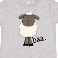 thumbnail image 4 of Inktastic Baa. Cute Sheep Design Boys or Girls Toddler T-Shirt, 4 of 5