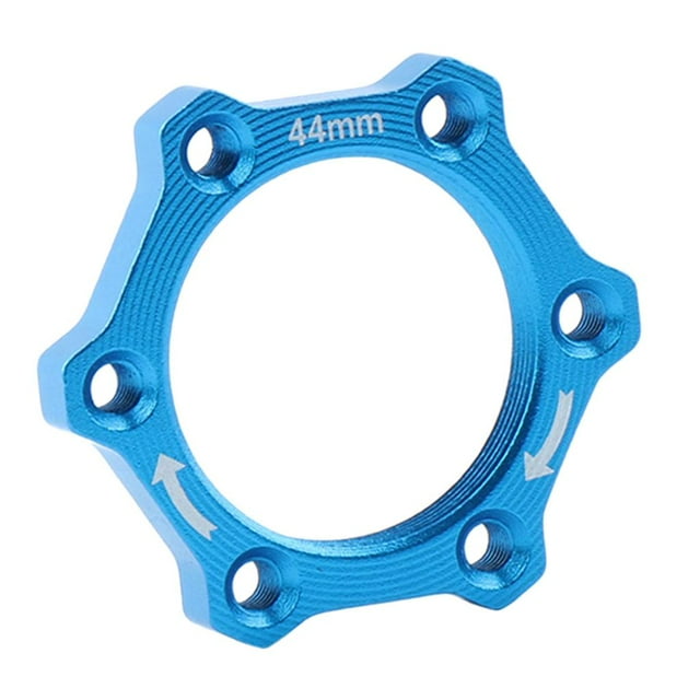 jinwen Bike Threaded Front/Rear Hub Aluminium Alloy Rotor Flange Adapter Washer Blue 44mm
