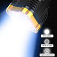 thumbnail image 2 of Linterna superbrillante de luz de largo alcance recargable por USB para exteriores (dorado) Ehuebsd Para estrenar, 2 of 7