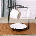 thumbnail image 4 of Coffee Cup Stand Holder Display Stand Mug Tea Rack Cup and Saucer Countertop Storage Organizer Dryer Hook Decoration, 4 of 6