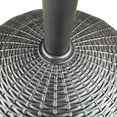 Mainstays 22 lbs Black Round Powder Coated Resin Patio Umbrella Base