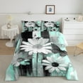 thumbnail image 2 of jejeloiu Vintage Floral King Size Comforter Sets,Green Splatter Ink Bedding Comforter Set,Rustic Farmhouse Cabin Bedding Set For Children,Bedroom Decor Ultra Softation Reversible,3-Piece, 2 of 8