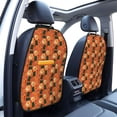thumbnail image 3 of Fuzoiu Ramen Noodle Soup Print 2 Pack Kick Mat Back Seat Protector With 3 Storage Pockets, Universal Car Seat Back Organizer For Kids Pets, Waterproof Backseat Protector For Most Car, 3 of 8