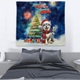 thumbnail image 3 of Merry Christmas and Happy New Year Santa Siberian Husky Holiday Xmas Winter 2025 Tapestry Husky Dog Lover Gifts Wall Hanging Backdrop Home Decor - 00024, 3 of 5