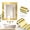 Gold, variant on Artrylin Silver Mirror Frame Border Metallic Wallpaper Border Self Adhesive Metal Peel and Paste Trim Wall Trim Contact Paper for Bulletin Board Picture Frame Molding Kitchen DIY