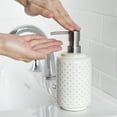 thumbnail image 4 of Better Homes & Gardens Reactive Glazed Textured Ceramic Lotion Pump, Creamy White, 4 of 7