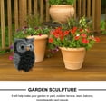 thumbnail image 4 of RUNROTOO Owl Home Decor Solar Owl Statue Resin Multi 1Pcs, 4 of 8
