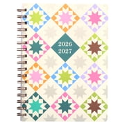 Pen+Gear 13-Month Monthly Planner, July 2026-July 2027, Cream Quilt, 6.75" x 9"
