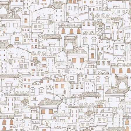 Tempaper Amalfi Metallic Daylight Peel and Stick Wallpaper, 20.5" x 16.5'