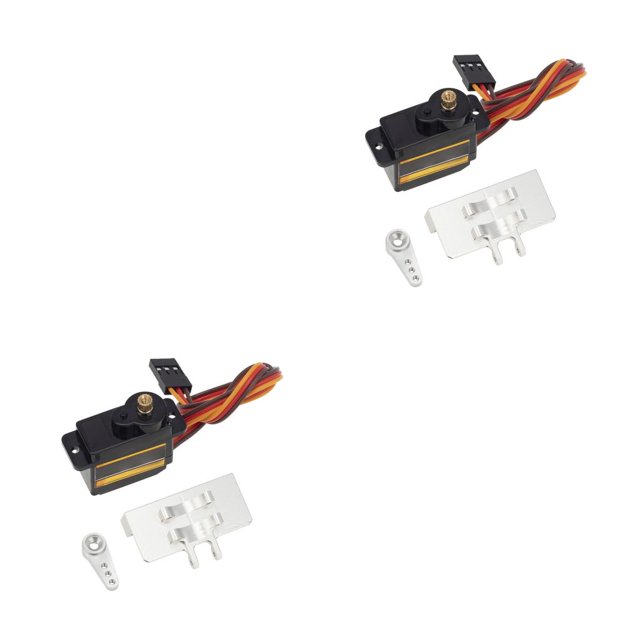 Tholdsy Juego de servo de dirección RC, componente de actualización profesional, modelo de vehículo, Kit de servos sensibles con reemplazo Type2 NO2