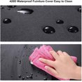 thumbnail image 3 of Fundas para muebles de jardín - Funda impermeable para muebles 420D Funda de patio resistente para exteriores para mesa, sofá, sillón, sillón reclinable, sillas 213x132x74cm oso de fresa Electrónica, 3 of 5