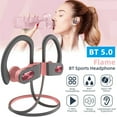 thumbnail image 6 of Mpow Wireless Earbuds Sports, in Ear Earphones Pro Version Aptx-HD Bass/BT 5.0/12H Playtime/CVC 8.0 Mic/PX7 Waterproof, Running Bluetooth Headphones for IOS/Android/Windows - Pink, 6 of 10