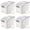 Creamy White, variant on 4 Pack Large Rice Storage Containers 30 Lbs Airtight Flour Container with Seal Locking Lid and Measuring Cup Kitchen Dry Food Storage Bins for Cereal Sugar Beans(Butter Yellow)