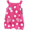 thumbnail image 3 of Carter's Baby Girls Cotton Romper One-Piece Outfit Size 9M Pink Polka Dot Crab, 3 of 3