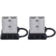thumbnail image 4 of 120A Power Connector, Sturdy Lightweight Sturdy, Quick Connect Disconnect Battery, for Battery Plugs, Jumpers, Racing Cars, Trucks with Easy, 4 of 7