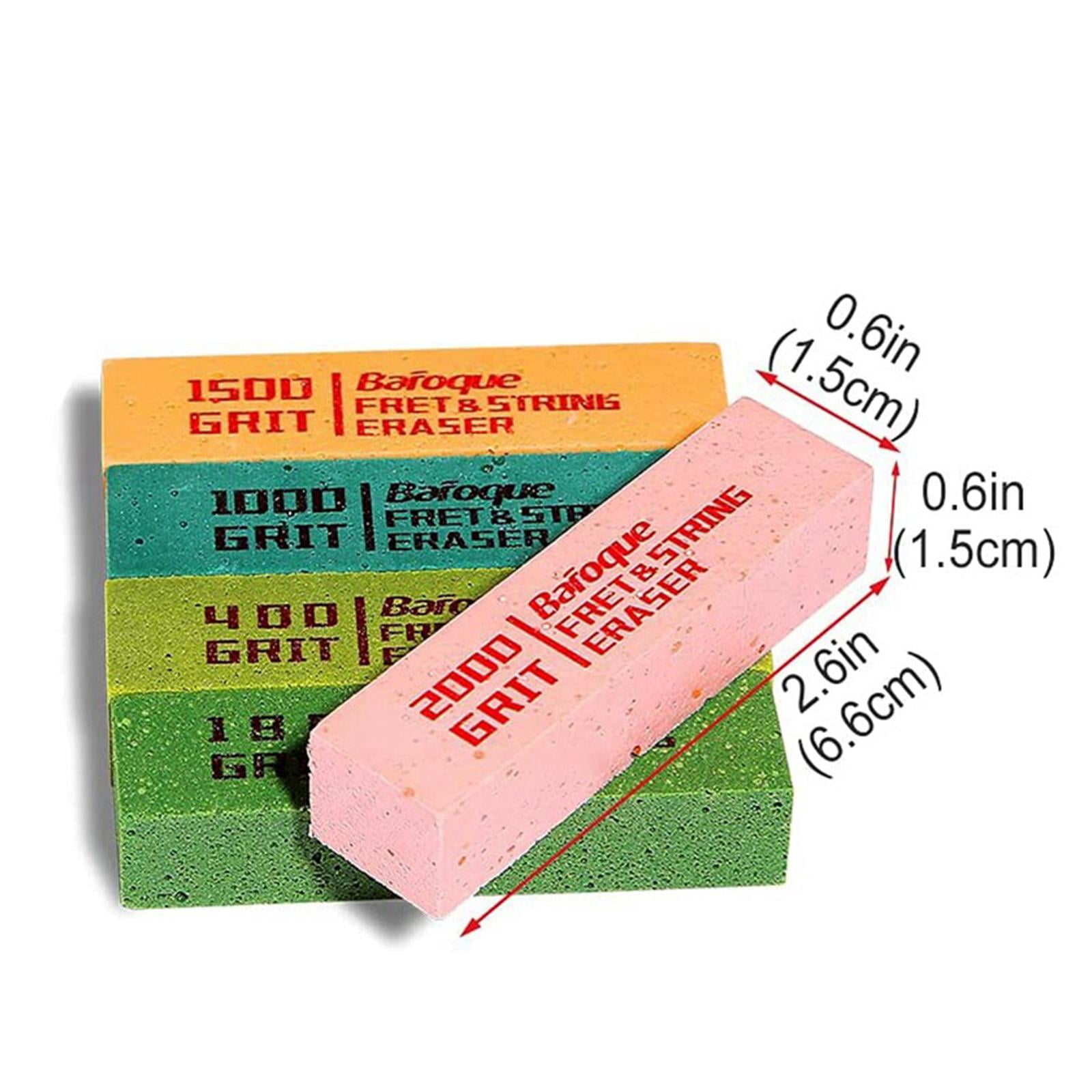 5Pcs Guitar Fret Erasers Frets Polish Tools Kits for Guitar Fret Instrument