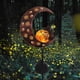 thumbnail image 3 of Luz de luna alimentada por energía Solar para exteriores, lámpara Solar de Metal, bola de cristal LED, luz de jardín, luz de camino de hadas impermeable, decoración de jardín al aire libre JAMW Sencillez, 3 of 5