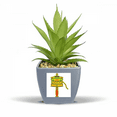 thumbnail image 1 of Culture  Prayer Wheel  Fake Pineapple Flower Pot Vase Mini Decor, 1 of 3