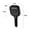 Black, variant on High Pressure Handheld Showerhead 3 Spray Modes Square Shower Head Water Saving Power Boost Technology Anti-Clog Nozzles Easy Install for Low Pressure Bathroom Shower