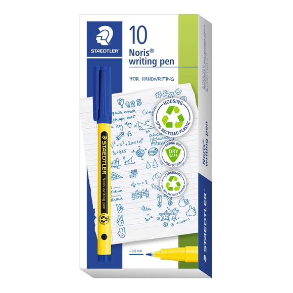 Fineliner STAEDTLER Noris azul con punta de 0,6 mm