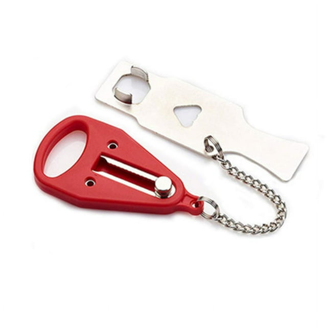 Cerradura de puerta portátil YONGSHENG Roja Seguridad adicional para viaje
