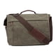 thumbnail image 4 of Bolso de hombro para hombre, maletín de negocios sencillo para ir al trabajo, el Día del Padre o la oficina. De color verde oscuro, 4 of 9