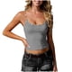 thumbnail image 1 of Camisetas de Verano para Mujeres sin Mangas Impresas con Cuello en U Camisetas de Verano de Moda, 1 of 6