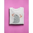 thumbnail image 3 of Lovely Sloth Sitting Sweatshirt Women -SPIdeals Designs, Female 5X-Large, 3 of 4