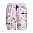 thumbnail image 4 of Fotbe No Drama Llama Pajama Shorts for Men, Men's Pajama Bottoms, Sleepwear,Short Pajama Pants-X-Large, 4 of 9
