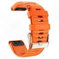 thumbnail image 1 of Rose Gold Striped Silicone QuickFit Band for 20mm Fitness Trackers, 1 of 3