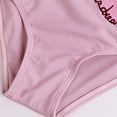 thumbnail image 4 of uublik Toddler Swimsuit Summer One-piece Swimsuit Love pattern Cute Swimsuit Pink, Sizes 1T-6T, 4 of 5