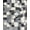 Gray, Pattern 4, variant on ODIKA 4'x6' Machine Washable Non-Slip Area Rug, Urban Maze Contemporary Grid Design for Stylish Living High Traffic Rug, Gray, 138388