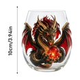 thumbnail image 4 of Whiskey Glass, Fantasy Drinkware, Medieval Dragon Whiskey Cocktails Bar Decor Gift, Home Décor & Legendary Gifts, 4 of 6