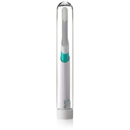 Quip Electric Toothbrush - Green Color - Electric Brush and Travel Cover Mount - Frustration Free Packaging