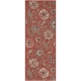 thumbnail image 3 of Unique Loom Outdoor Botanical Collection Area Rug - Fern (2' x 5' 1" Runner Terracotta/Ivory), 3 of 8