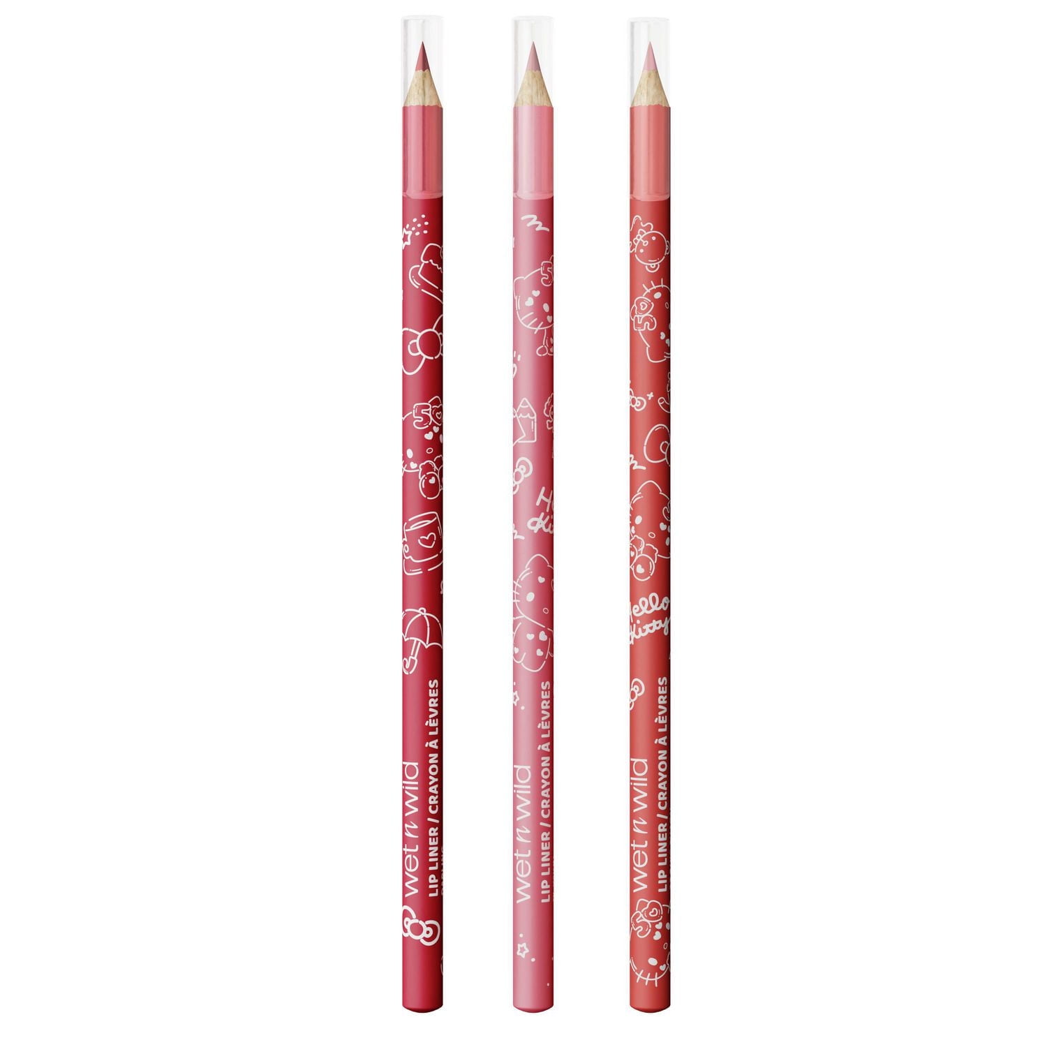 Hello Kitty 3-Piece Lip Liner Pencil Set