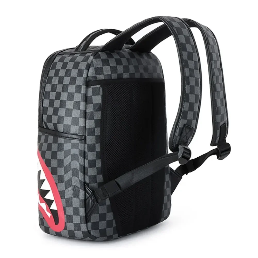 KEINXS Bape Shark Pu Leather Backpack Multi-Functional Large KEINXS Bape Shark Pu Leather Backpack Multi-Functional Large