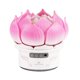 thumbnail image 2 of Luz en forma de loto, regulable, recargable, compatible con Bluetooth para fiestas de chicas. Rosado, 2 of 9