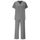 thumbnail image 5 of Traje Elástico de las Mujeres, Manga Corta Delgada Estirable Y Pantalones Cortos para Uso Casual Y Casero, Ligero Y Transpirable Vestido Suelto, 5 of 7