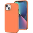 thumbnail image 1 of FYBTO Compatible with iPhone 13 Case, Liquid Silicone Gel Rubber Cover with Microfiber Lining, Full Body Drop Protection Phone Case for iPhone 13 6.1 Inch(2021), Pink Sand, 1 of 5