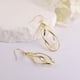 thumbnail image 2 of Pendientes largos para mujer Elegantes Pendientes colgantes de metal Joyería de moda Perfecto para Casual y Formal Ocasiones, 2 of 6