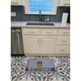 thumbnail image 3 of Pekingnese Tan Welcome Machine Washable Memory Foam Mat, 3 of 4