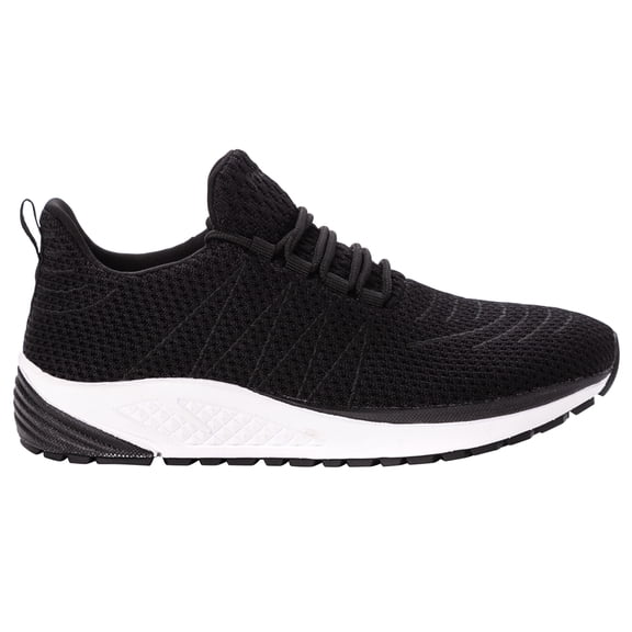 Propet Tour Knit WAA112M Women's Athletic Shoe: 10.5 XX-Wide (4E) Black Lace Up