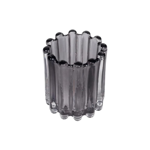 Alice Lane Remi Reeded Votive - Smoke