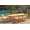 Brown, variant on Grade-A Teak Dining Set: 6 Seater 7 Pc: 60" Round Table And 6 Giva Chairs (2 Arm & 4 Armless Chairs) Outdoor Patio WholesaleTeak #51GV1207