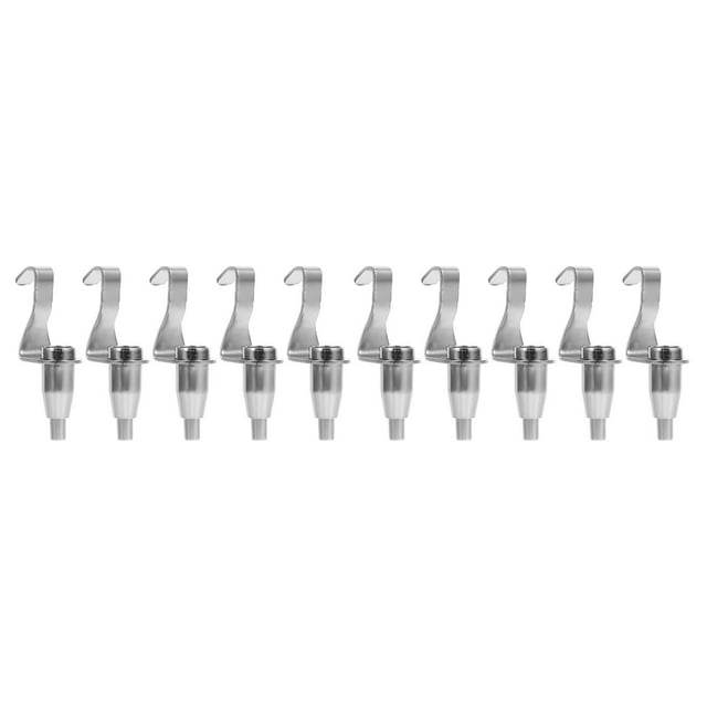 Luzkey 10 X Wire Rope Hangers, Picture Rail Hanging Hooks, Hardware Art Gallery Display Hooks for Basket Mirror, 1.2mm-2mm Wire Rope