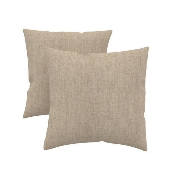 Sunbrella® Indoor/Outdoor Throw Pillows, Square Throw Pillows Inserts with Covers (Set of 2)