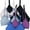 6 Pack: Dark Berry, variant on ToBeInStyle Womens Pack of 6 Wire Free Padded Sports Bralettes